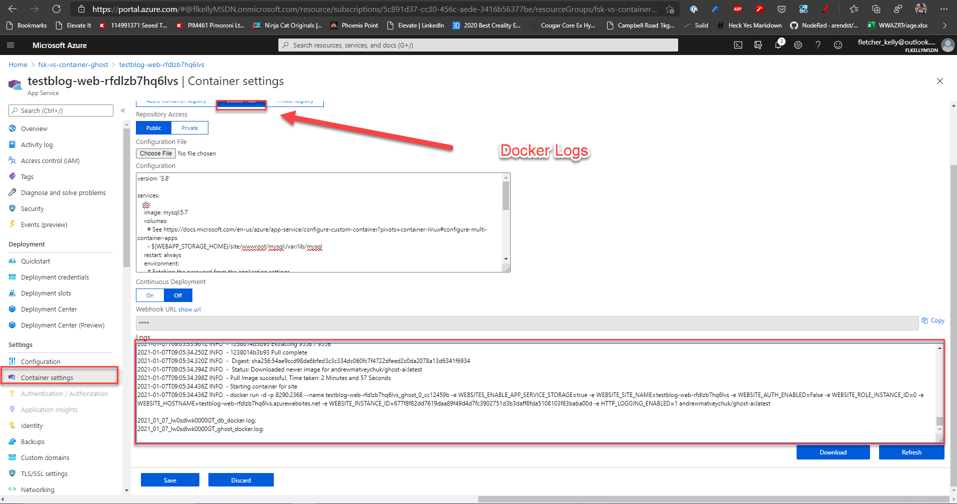 Docker Logs
