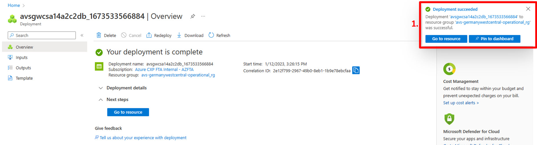 create-storage-account-from-portal-storage-account-review-complete